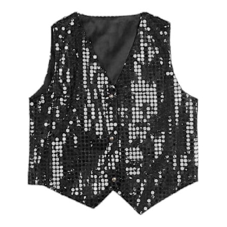 Glitterliivi Unisex Värikäs Lasten Hihaton Paljettiliivi Juhliin xi