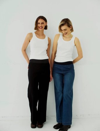 FREE/QUENT Fqshantal-Pants - Black - XS