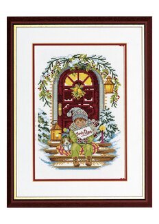 Broderikit Billede På trappen - Rosenstand