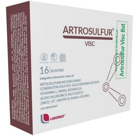Artrosulfur Visc Integratore per Articolazioni 16 Bustine 6g
