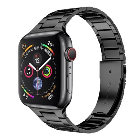 Yhteensopiva Apple Watch -rannekkeen kanssa 41 mm 40 mm 38 mm, Business Stainl