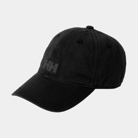 Sailing cap Helly Hansen Logo Cap, Black, One-Size