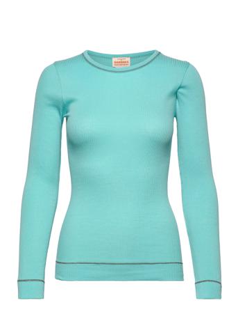 Blouse Ls Blue Barbara Kristoffersen By Rosemunde