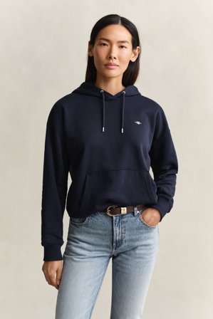 GANT Damen Hoodie (M) Marineblau
