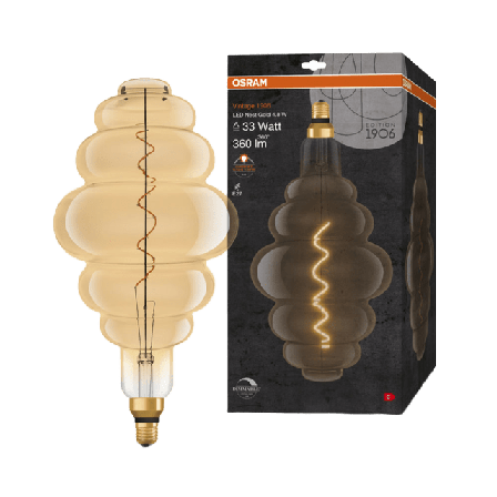Osram Nest DIM Spiral Gold E27 Vintage 1906 LED-lampor & ljuskällor Guld ONESIZE