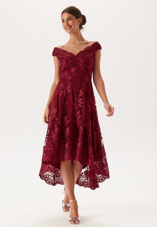 Goddiva-Embroidered Lace Dress-XL (UK14)