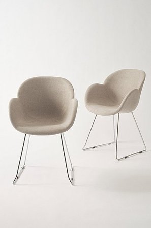 Jotex - Krzesło, 2 Sztuki Bezowy - COLLIN - Kup Krzesła do jadalni i do kuchni firmy Jotex