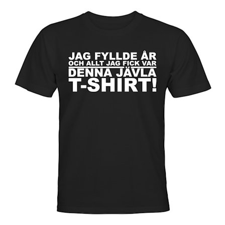 Jag Fyllde År - T-SHIRT - HERR