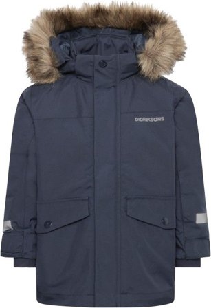 Didriksons Bjärven Parka 4 Kids Navy