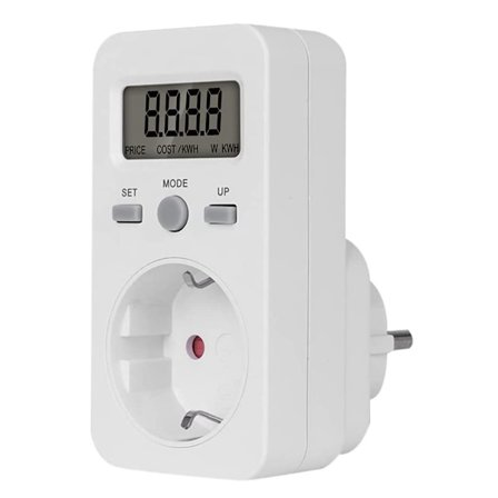 Elmätare / Energimätare för elmätning via vägguttag