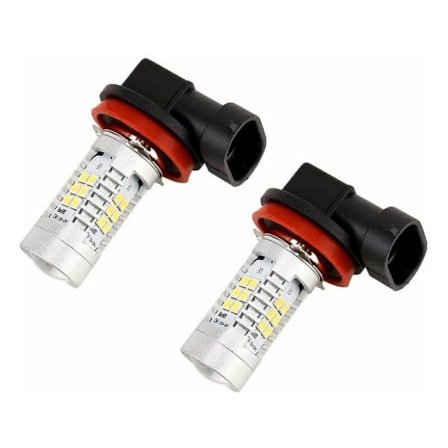 H11 sumuvalopolttimo - 21-2835SMD LED-ajovalopolttimo ULTRA WHITE LED-polttimo autoon Auton LED-sumupolttimo Xenon-valo (valkoinen)