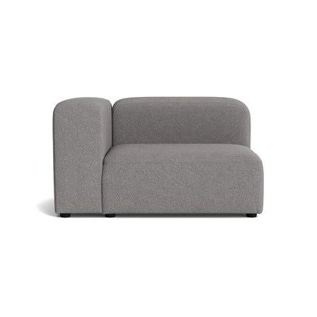 Milo XL hjørnemodul, venstrevendt - Loop Grå - 100x130x72 - Sofa