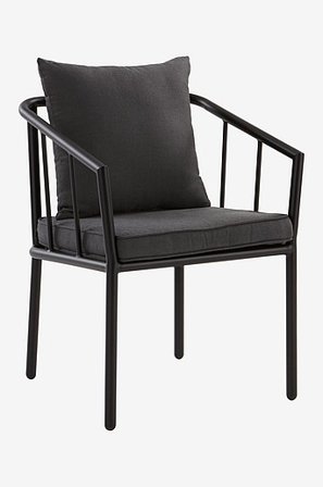 Jotex - Krzesło Zewnętrzne Czarny - MENTON - Kup Krzesła i podnóżki ogrodowe firmy Jotex