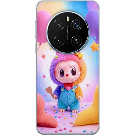 Kompatibelt Mobilskal till Honor Honor Magic7 Pro Vinyl monsterfigur kanin med nyckelring