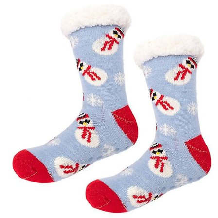 Jouluiset pehmotossut aikuisille, talviset joululoma-sukat