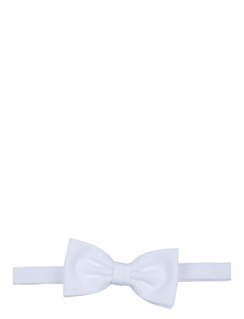 Pique Bow Tie White Portia 1924