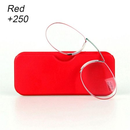 Nenälasit lukulaseille PUNAINEN 250 250 punainen