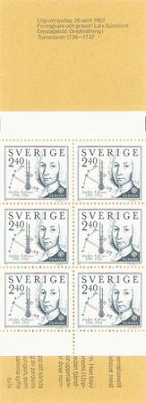 Sverige 1982 - MICHEL 1188D - Postfrisk hæfte