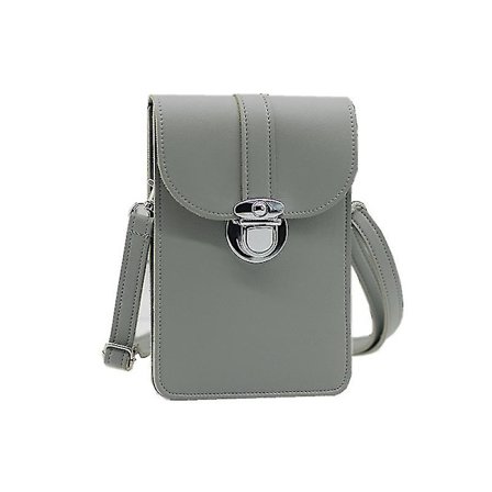 Mobil Tegnebog, Pu Crossbody Taske Med Touchscreen Vindue, Multilag Mobiltelefon Kort Tegnebog