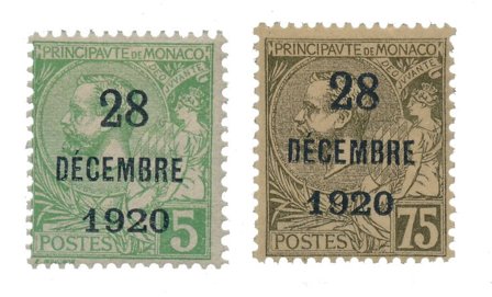Monaco 1921 - YT 48-49 - Ubrugt