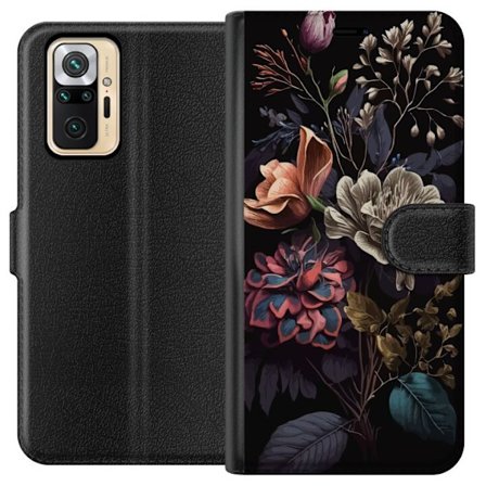 Kompatibelt Plånboksfodral till Xiaomi Xiaomi Redmi Note 10 Pro Blommor