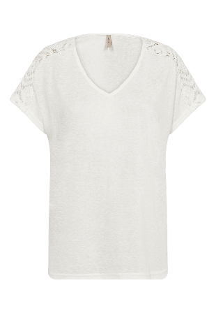 Soyaconcept Sc-Rusla 2 T-Shirt T-shirts Dam Vit XS