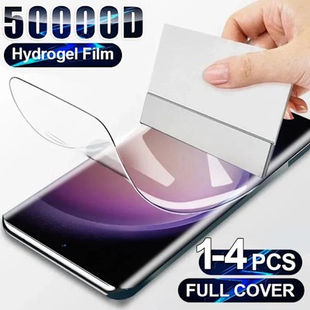 1-4 st Hydrogel Film för Samsung Galaxy S24 S23 S22 S21 S20 Ultra S10 S9 Plus A12 A34 A54 A53 A52 A33 A32 A71 Skärmskydd