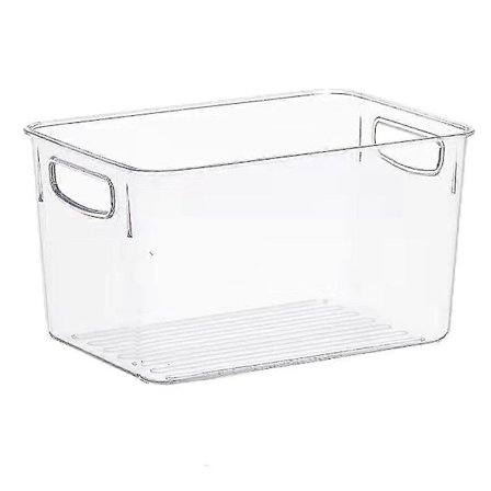 Opbevaringskurv i plastik med håndtag til hjemmet GD