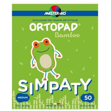 Ortopad Simpaty Cerotto Oculare Medium 50 Pezzi 5.4x7.6cm