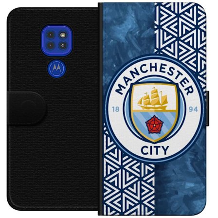 Kompatibelt Lommeboketui til Motorola Moto G9 Play Man City emblem