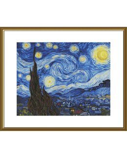 Broderikit Tavla Stjärnenatt - Nova Sloboda