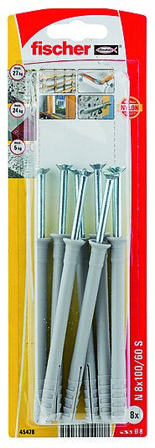 FISCHER SPIKERPLUGG N ZK 6X60MM 15STK