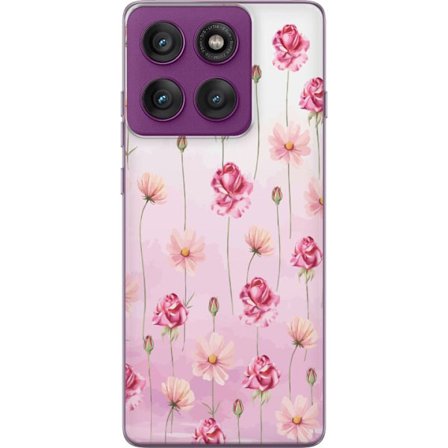 Kompatibel Mobilcover til Motorola Edge 60 Pro Rose Petal Whisper
