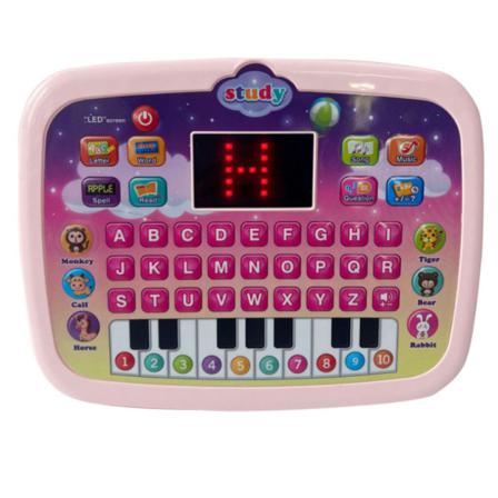 Learning Pad Pedagogiska Barn Förskoleleksaker Gåva Pink