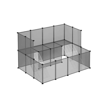 Rootz kæledyrsbur - Plastbur til kæledyr - Hundebur - Kattebur - Transportabelt kæledyrsbur - Indendørs kæledyrsbur - Stort kæledyrsbur - ABS-plastikf