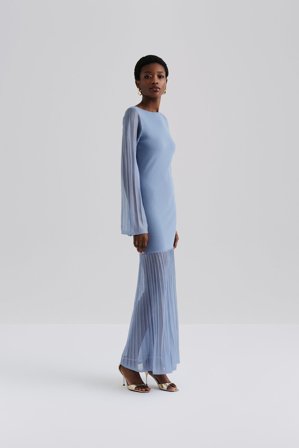 Malina - Haisley maxi dress - S - Dusty Blue