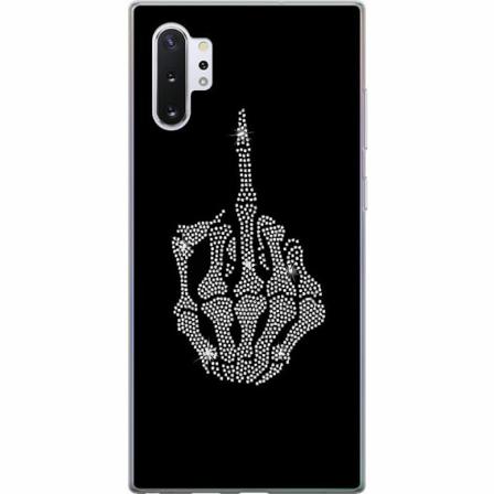 Samsung Galaxy Note10+ Mjukt Skal - Fuck You Bling