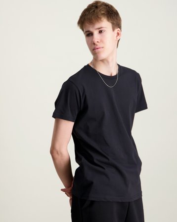 Mads Norgaard Fine Jersey Thorlino Tee FAV Svart T-skjorter Gutt - Kids Brand Store