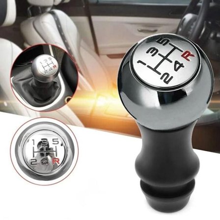 Snabb Växelspaksknopp i Aluminium Röd R Bil Växelspaksknopp Passar för 106/ 206 /207/ 207 /301/306 307 406/ 508//605/807 /2008/3008