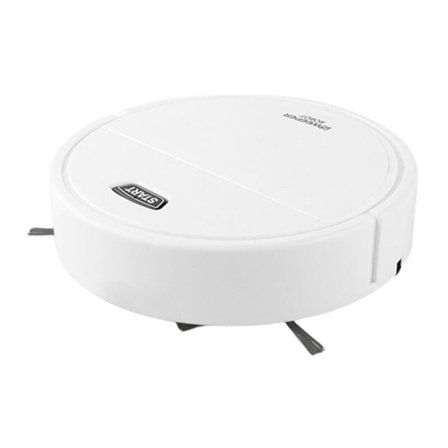 Robotdammsugare, 3 i 1 dammsugare och tvättmaskin, 360° intelligent styrning, för husdjurshår, hårda mattor - vit