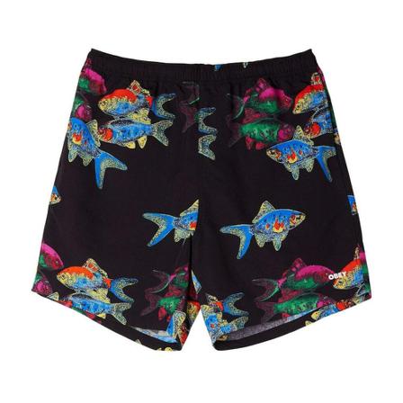 Obey Easy Fishbowl Shorts Sort, Herre Chino Shorts