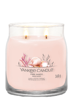 Yankee Candle Signature Medium Jar Pink Sands Ljus & ljusstakar Rosa 368 g