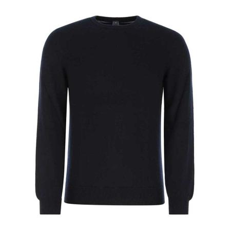 Fedeli, Round-neck Knitwear Blauw, Heren, Maat:M
