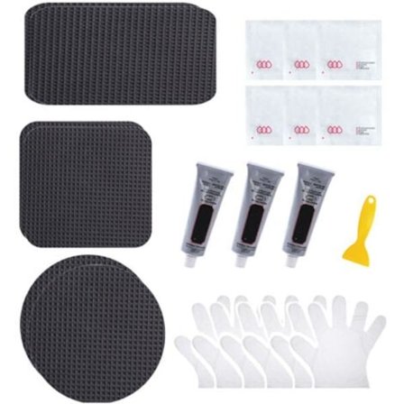 7-delt reparasjonssett for trampoline for å reparere hull eller rifter i trampolinematter_yux