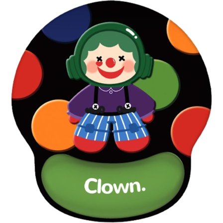 Ergonomisk musmatta med handledsstöd, musmatta med halkfri PU-bas, 23 mm högt handledsstöd, lindrar