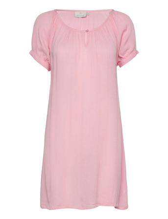 Amber Ss Tunic Tunika Lyserød Kaffe