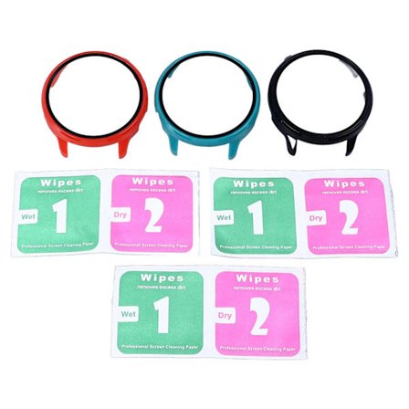 3 st Smartwatch Skal Skärmskydd för Lite 2 Mörkgrön Röd Svart