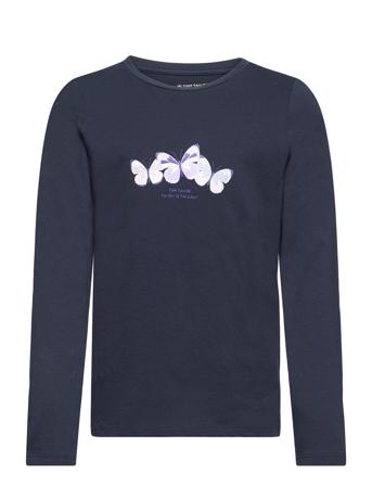 Printed Longsleeve Tom Tailor Navy