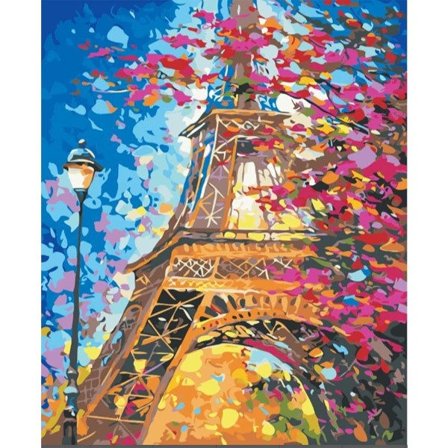 Mal efter tal for voksne, DIY håndmalede oliemalerier