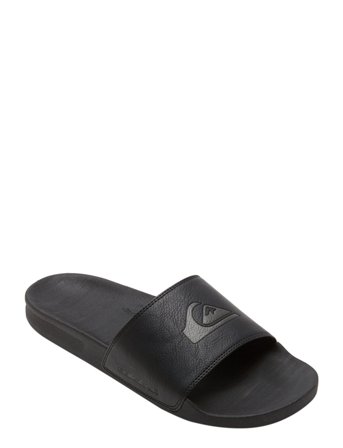 Rivi Nubuck Slide Black Quiksilver